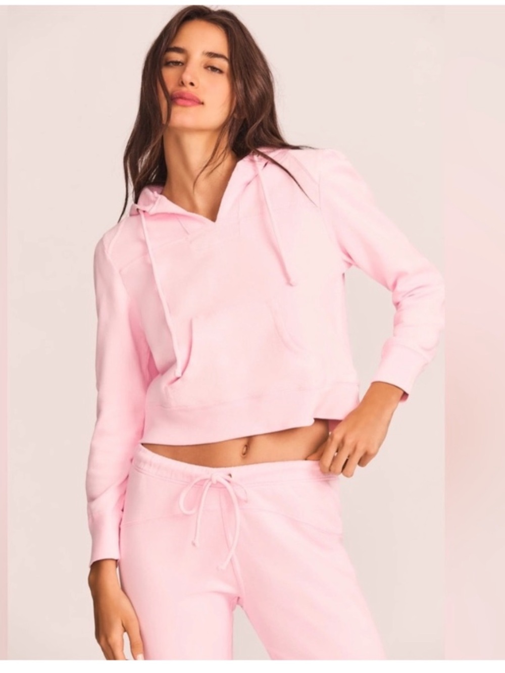 Love Shack Fancy WHITE Kirby hoodie